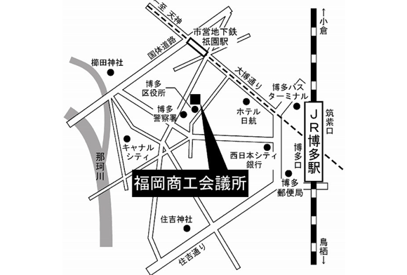 福岡商工会議所マップ